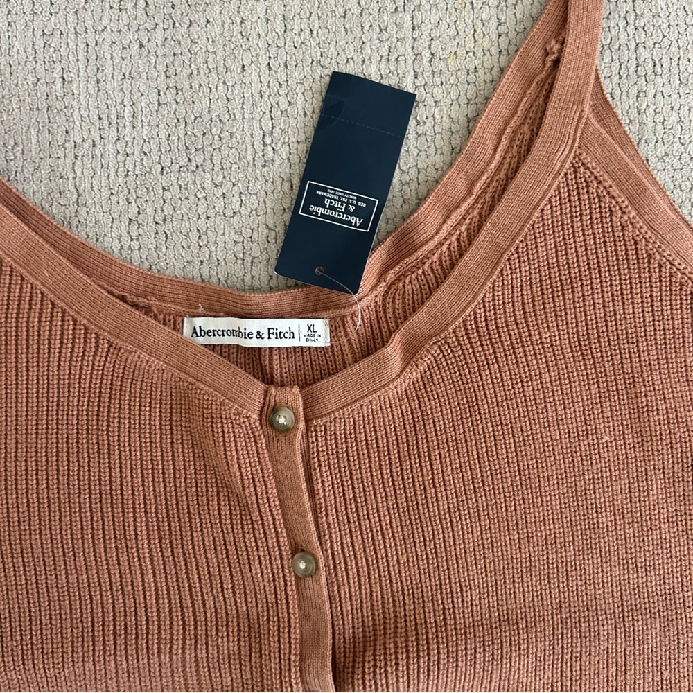 Abercrombie Rust Knit Tank - Picture 2 of 4
